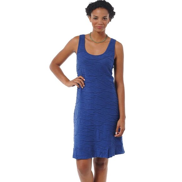 Horny Toad Women's Samba Wave Navy Tank Dress Sz M - Picture 1 of 11